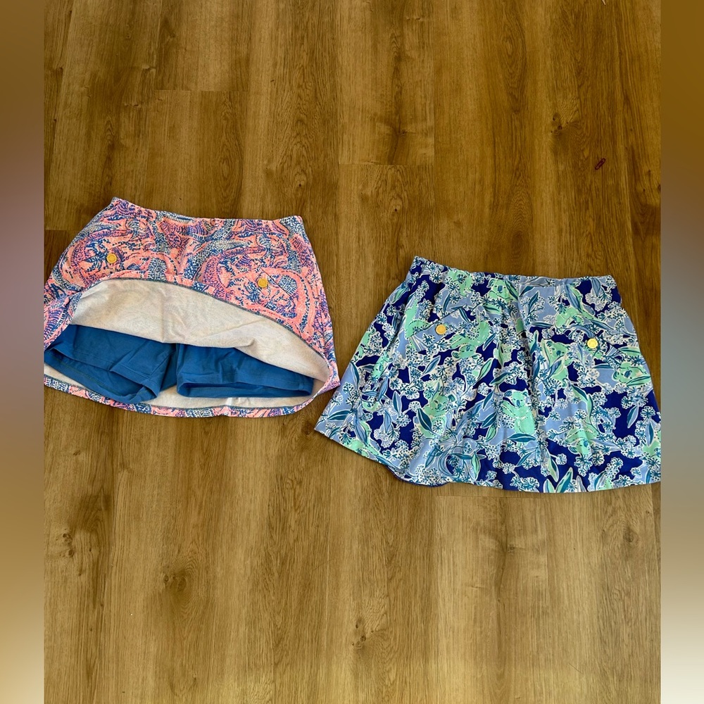 Two Lilly Pulitzer skorts size Medium for the price of one.
